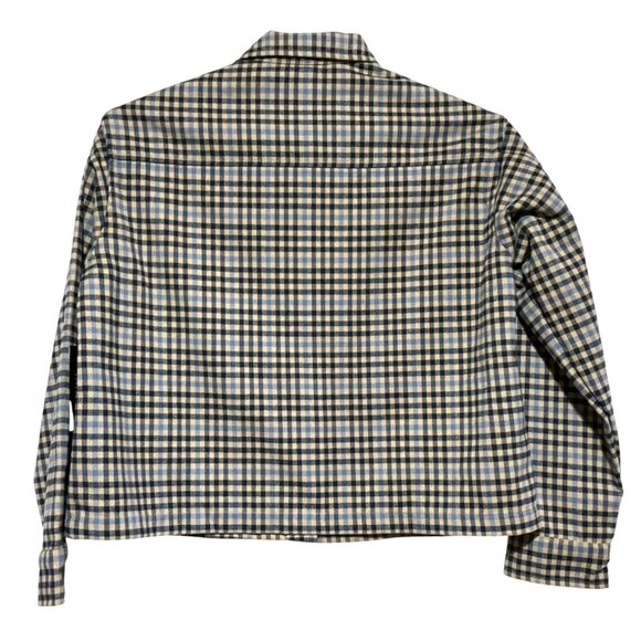 NWT ABLE Gianna Plaid Jacket S Blazer Cropped Pockets Academia Classic Capsule - Picture 8 of 12